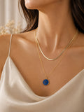 Aura Eye Gold Necklace