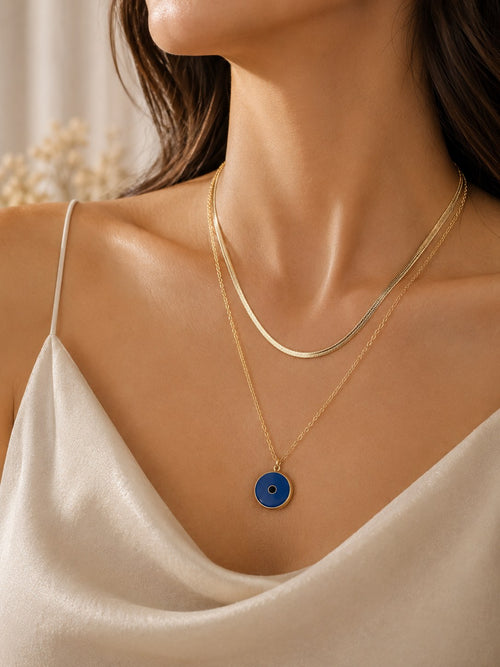 Aura Eye Gold Necklace