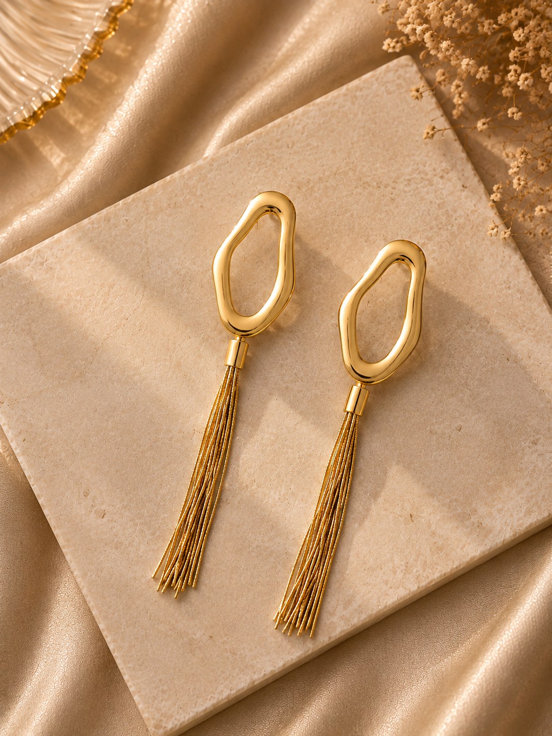 Aurelia Drop Gold Earrings
