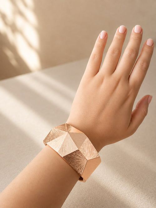 Aurora Prism Rosegold Cuff
