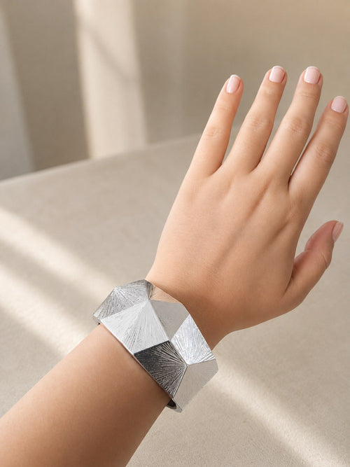 Aurora Prism Silver Cuff