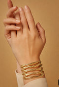 Aurora Wave Statement Adjustable Cuff