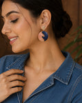 Blue Harmonic Drop Earrings