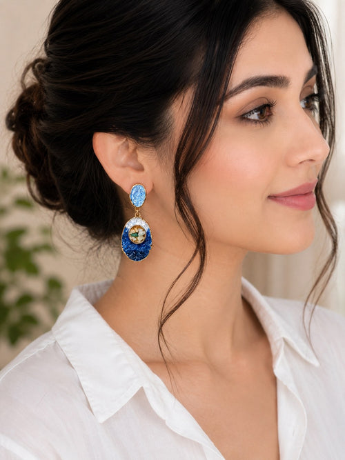 Blue Muse Earrings