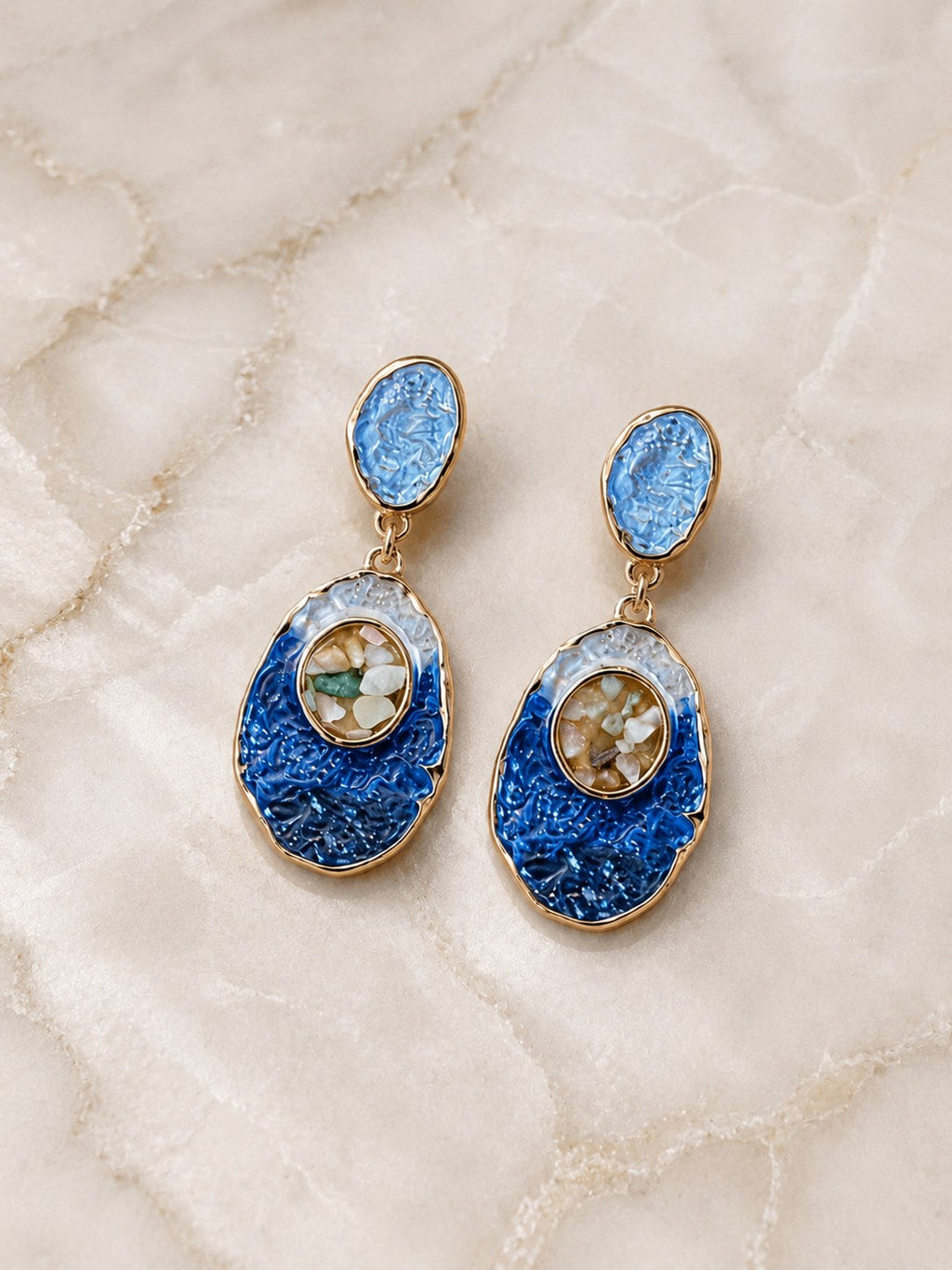 Blue Muse Earrings