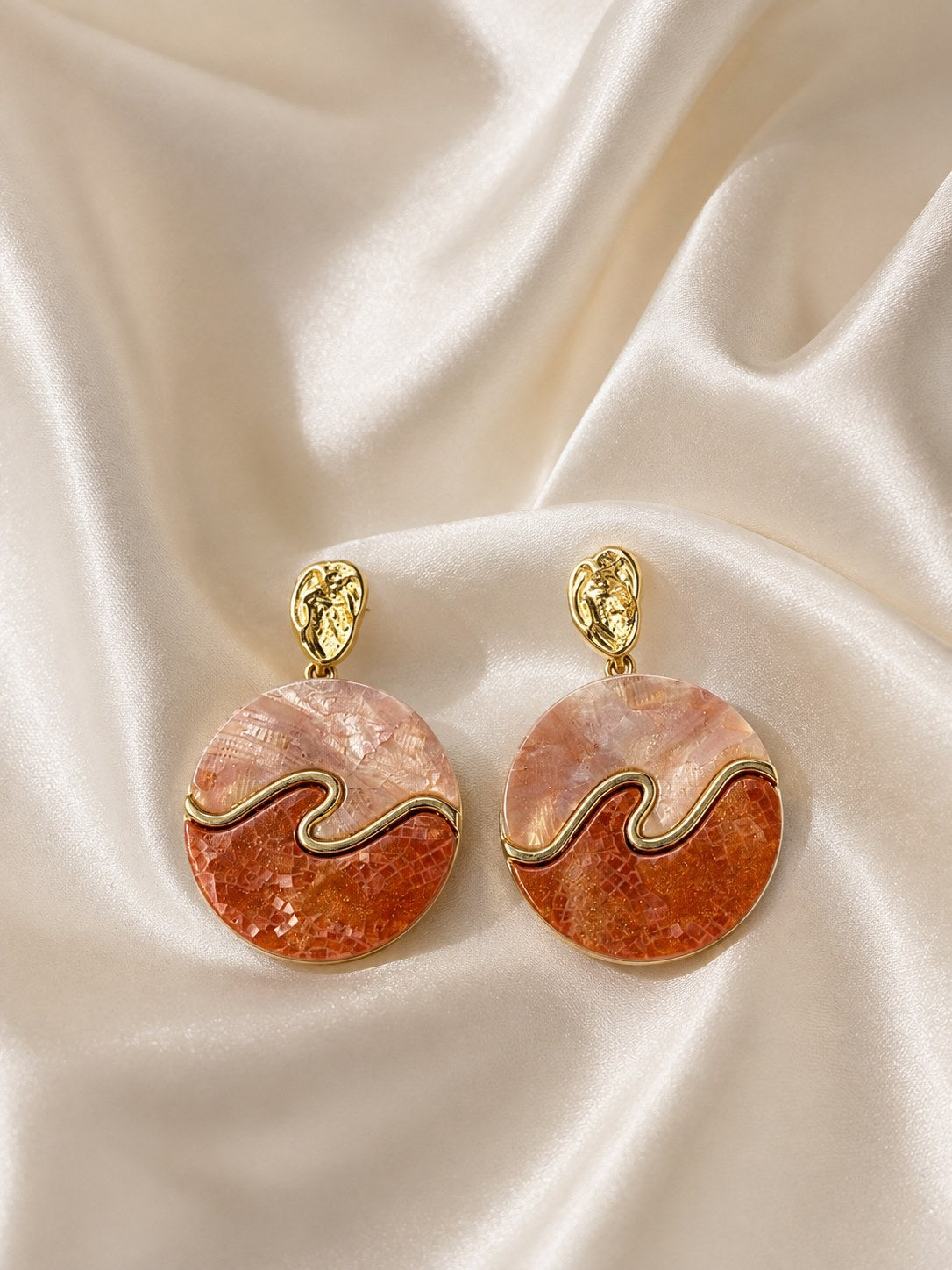 Blush Harmonic Drop Earrings