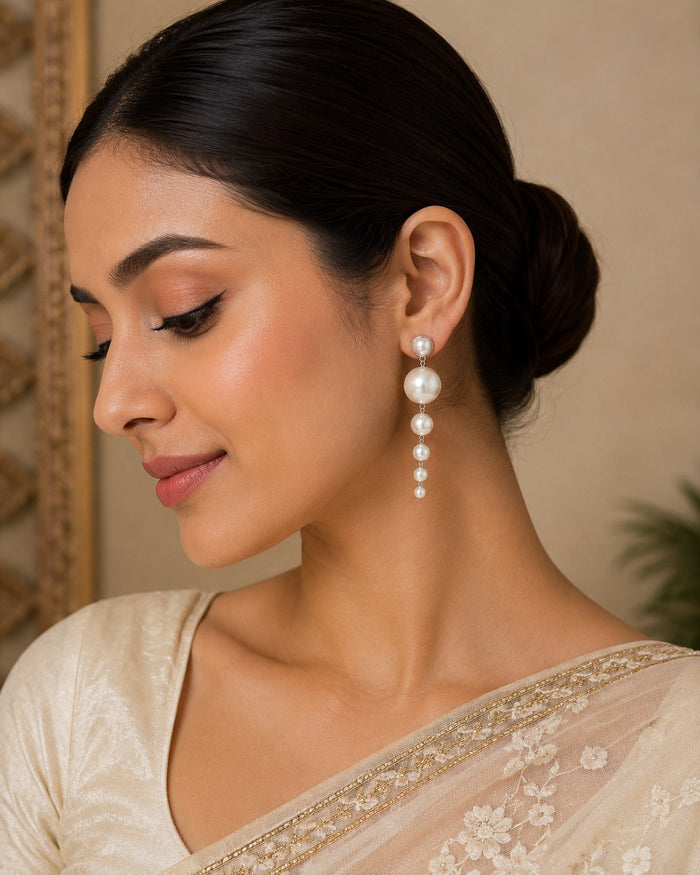 Cascade Pearl Earrings
