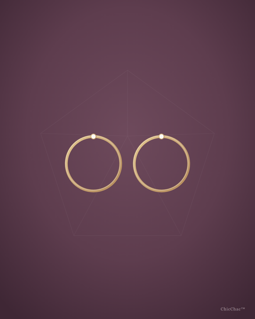 Celeste Gold Hoops