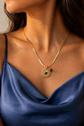Celestial Evil Eye Gold Necklace