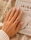Celestial Orbit Rose Gold Ring