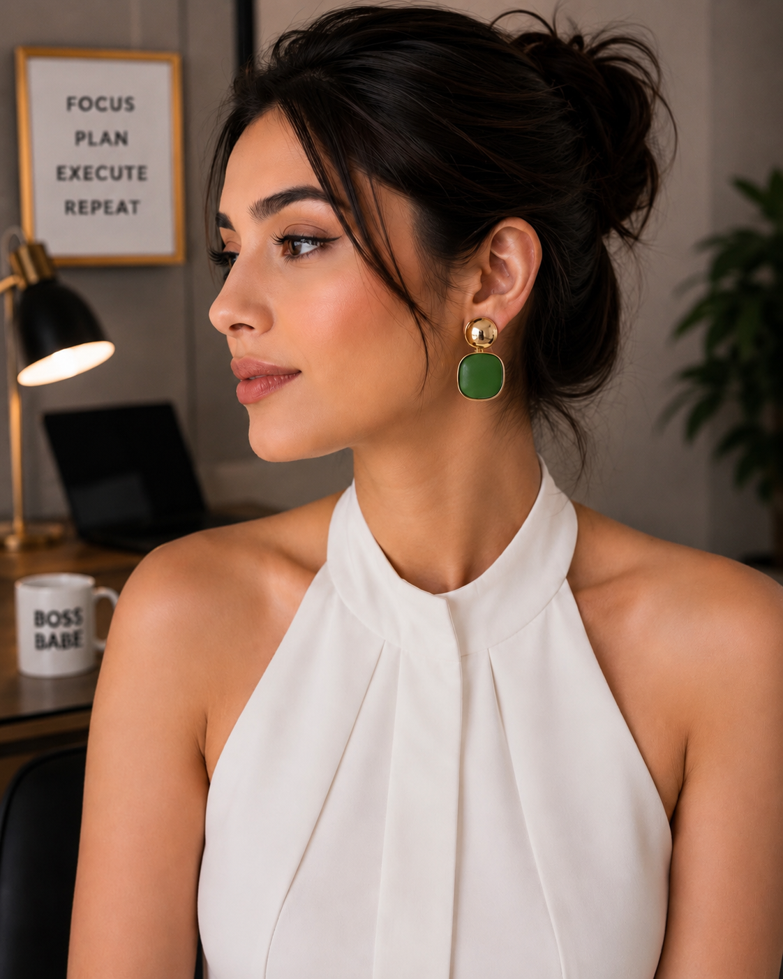 Emerald Muse Earrings