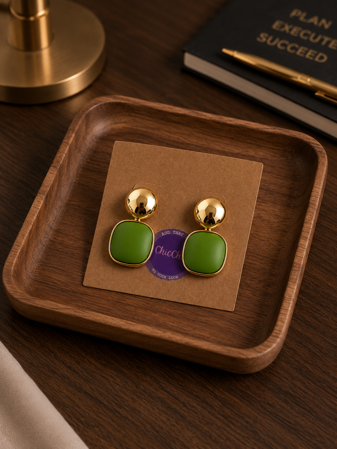 Emerald Muse Earrings