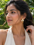 Fleur Chic Ivory Earrings