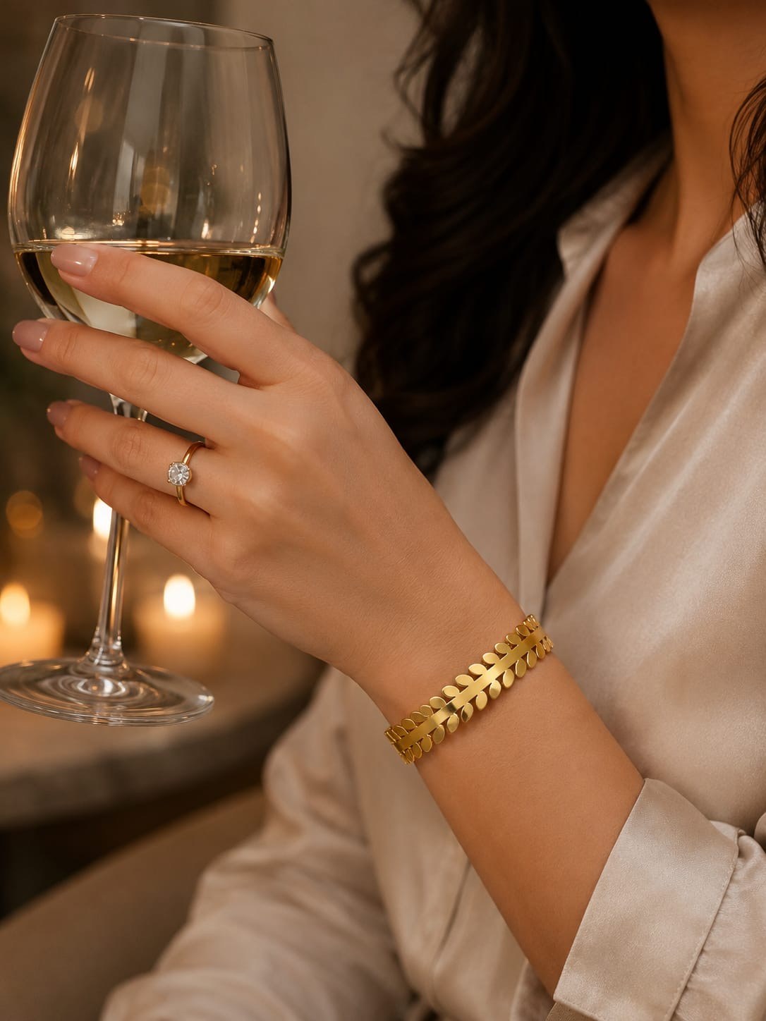 Golden Laurel Bracelet