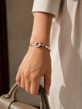 Halo Luxe Silver Bracelet
