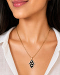 Hamsa Heart Gold Necklace