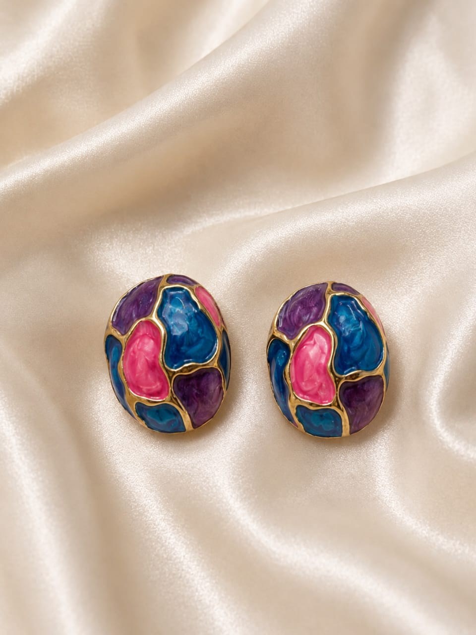 Jewel Mosaic Studs
