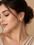Lavender Twist Enamel Studs