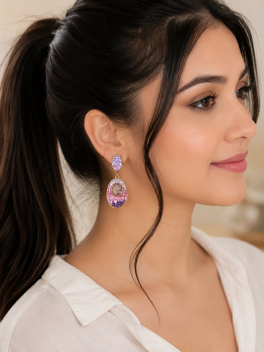 Lilac Muse Earrings