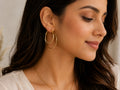 Luna Luxe Double Hoops