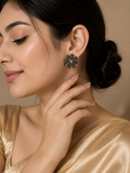 Midnight Mosaic Stud Earrings