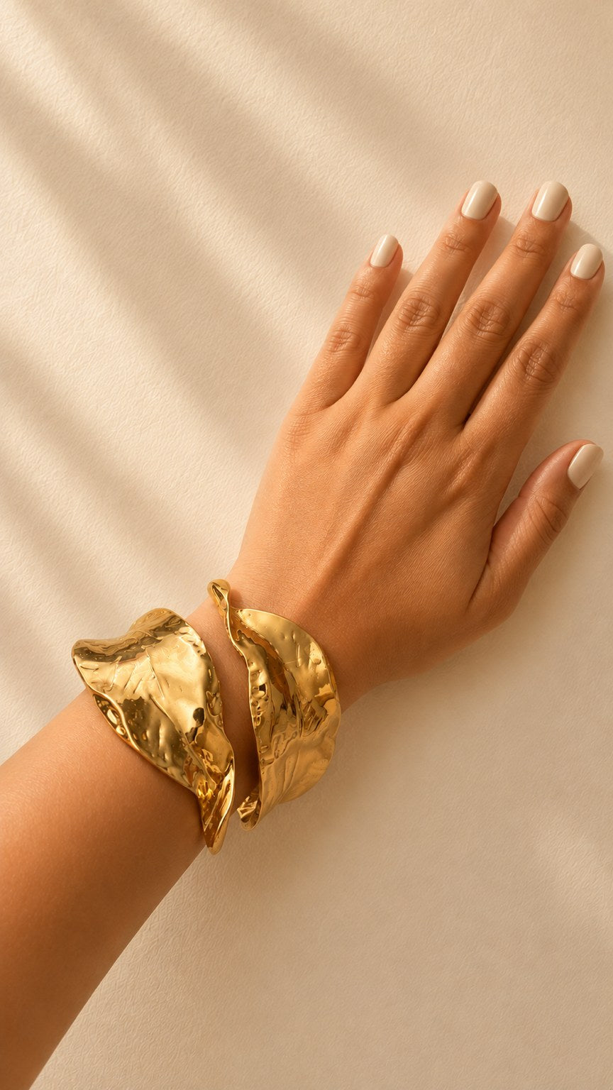 Molten Gold Adjustable Bracelet