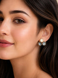Moonlit Bloom Trio Studs