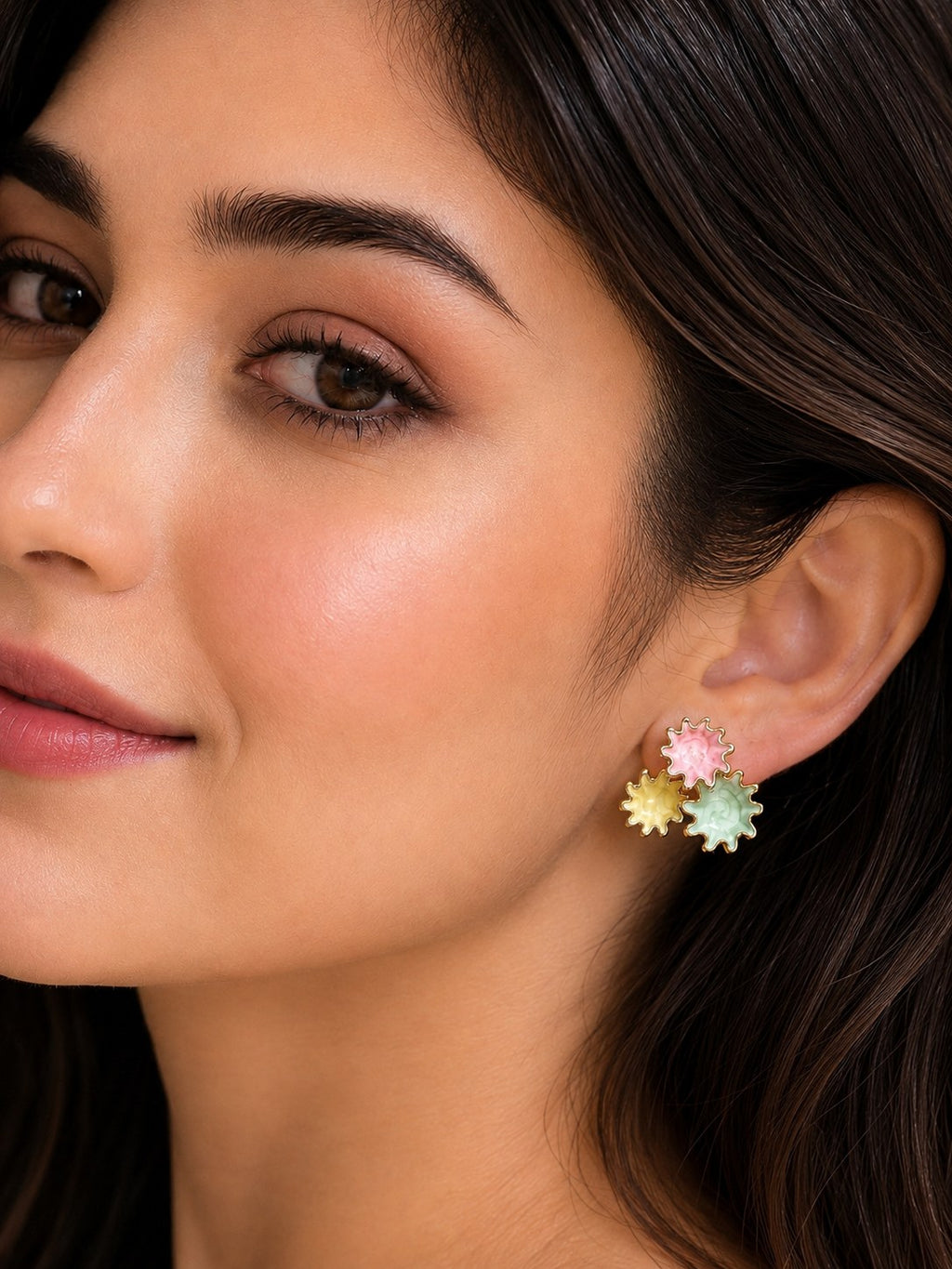 Pastel Garden Bloom Studs