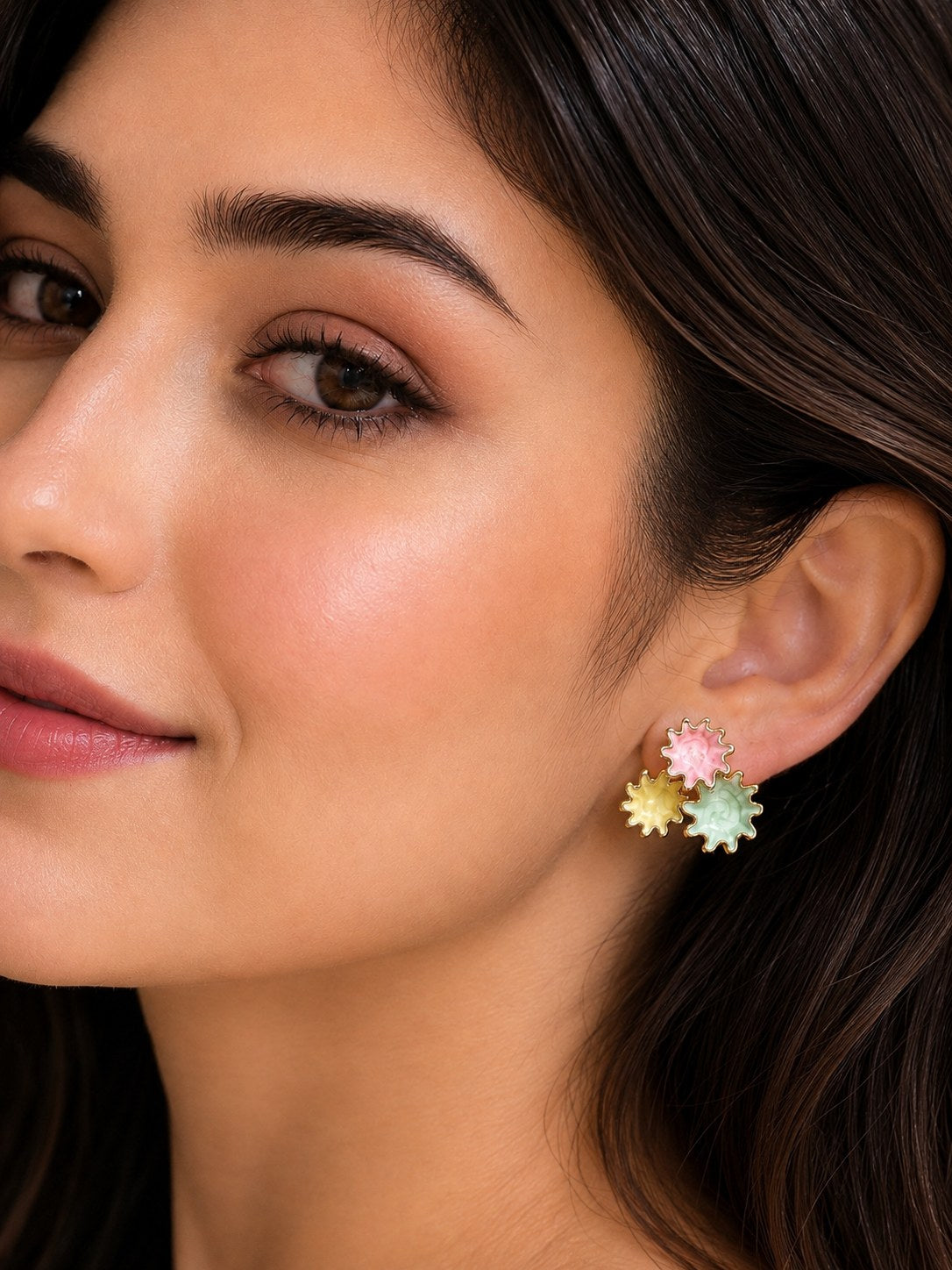 Pastel Garden Bloom Studs