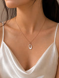 Rose Gold Drop Necklace