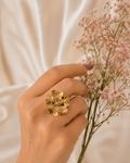 Rosette Gold Ring