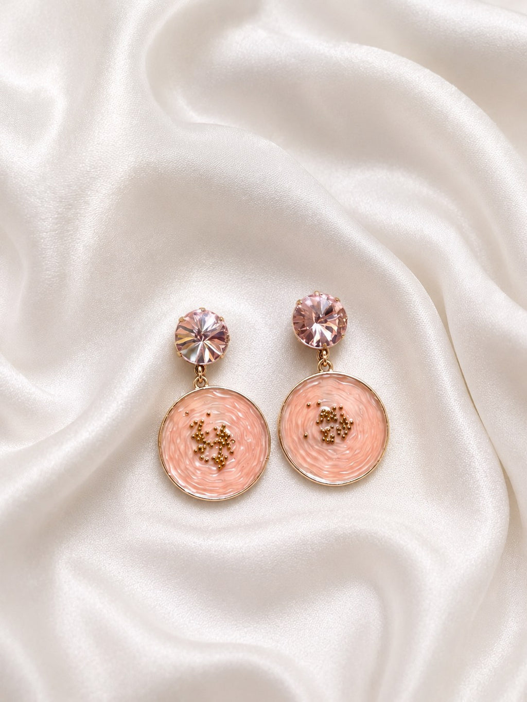 Rosy Pink Textured Drops