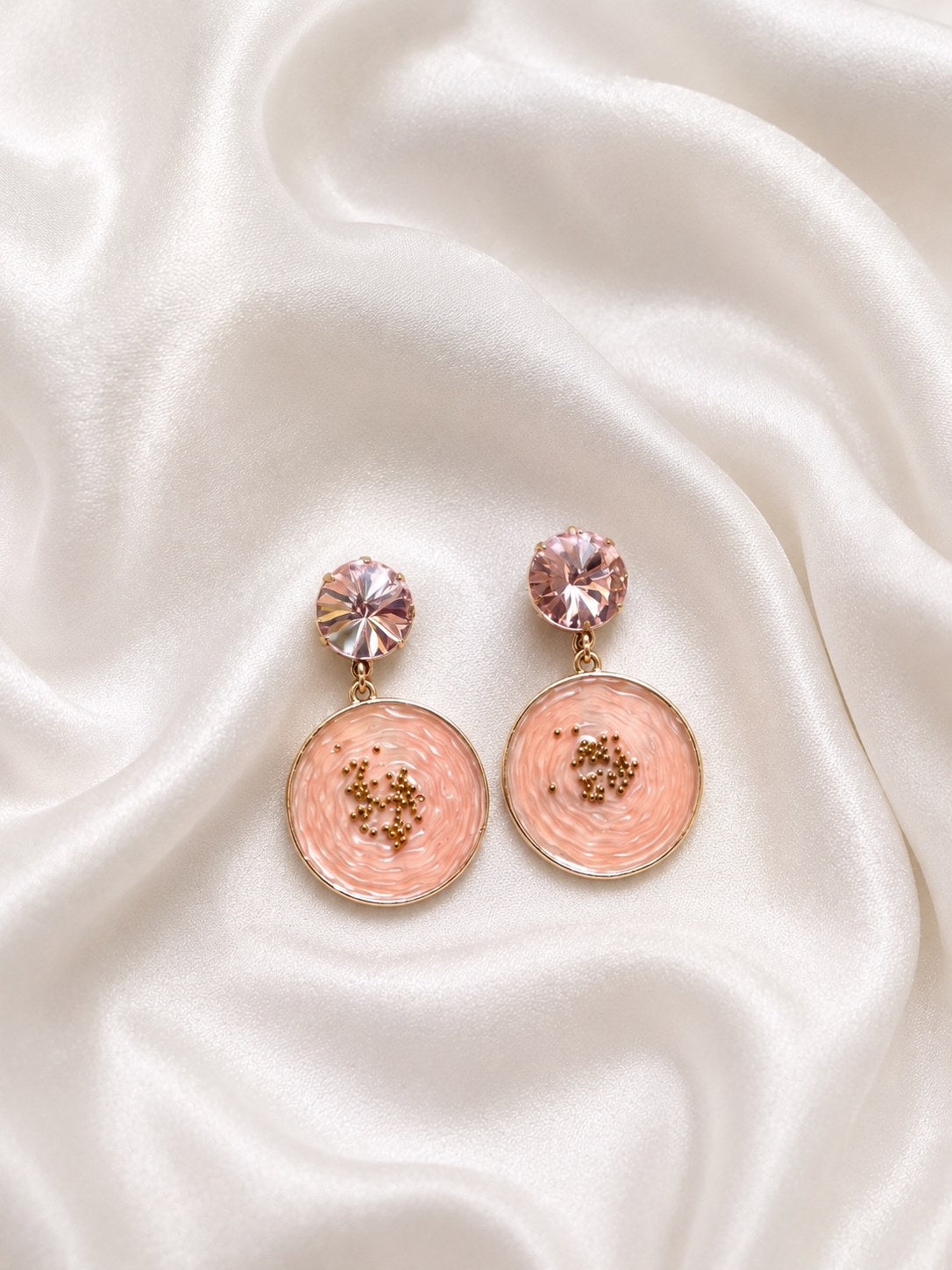 Rosy Pink Textured Drops