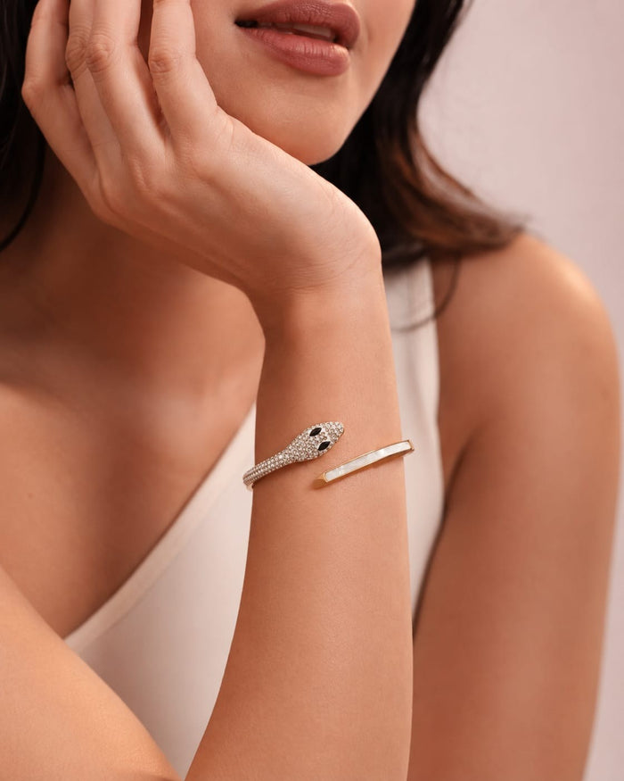 Serpentine Grace Cuff Bracelet