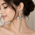 Silver Blossom Earrings