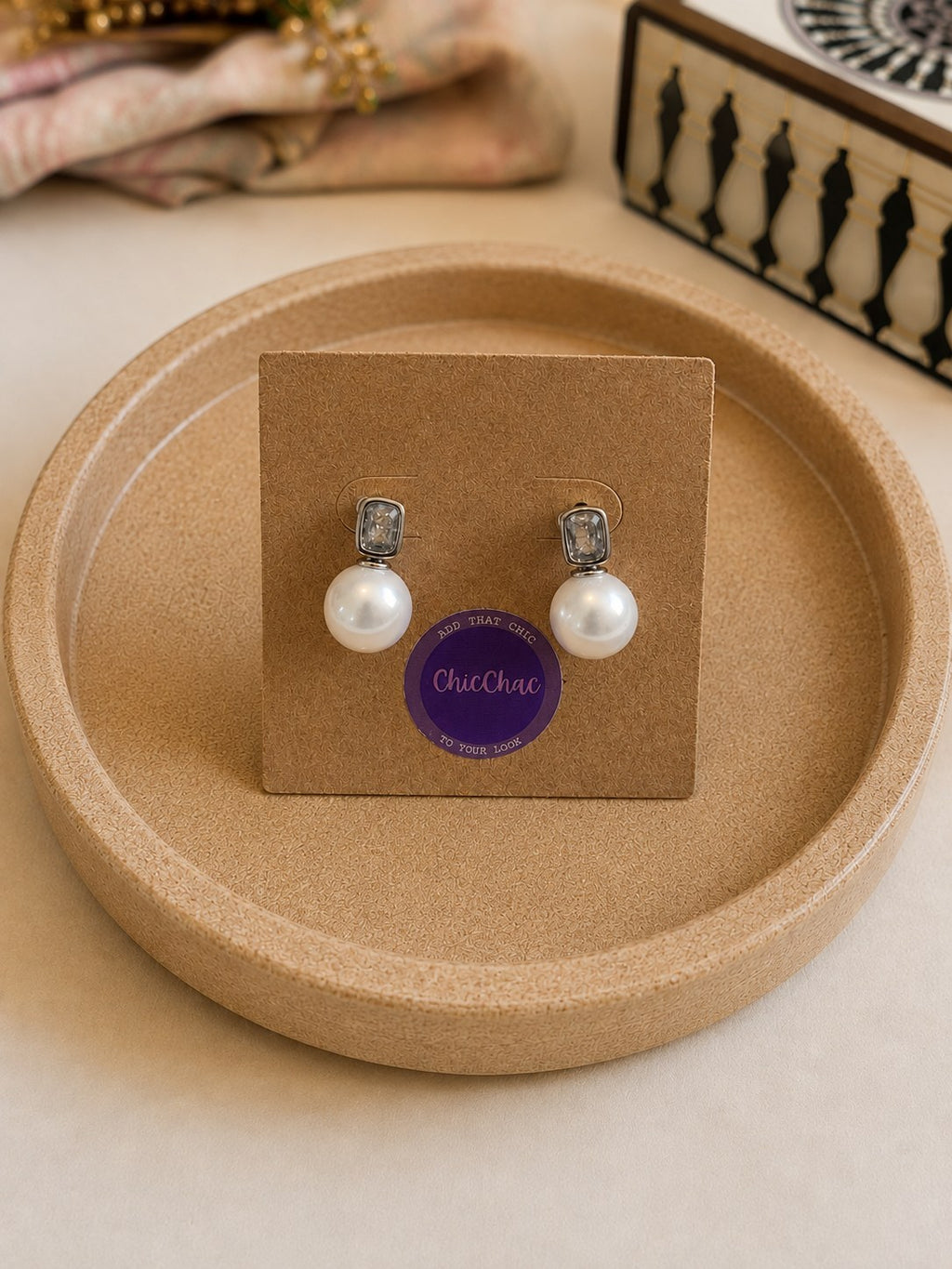 Silver Celeste Pearl Drops