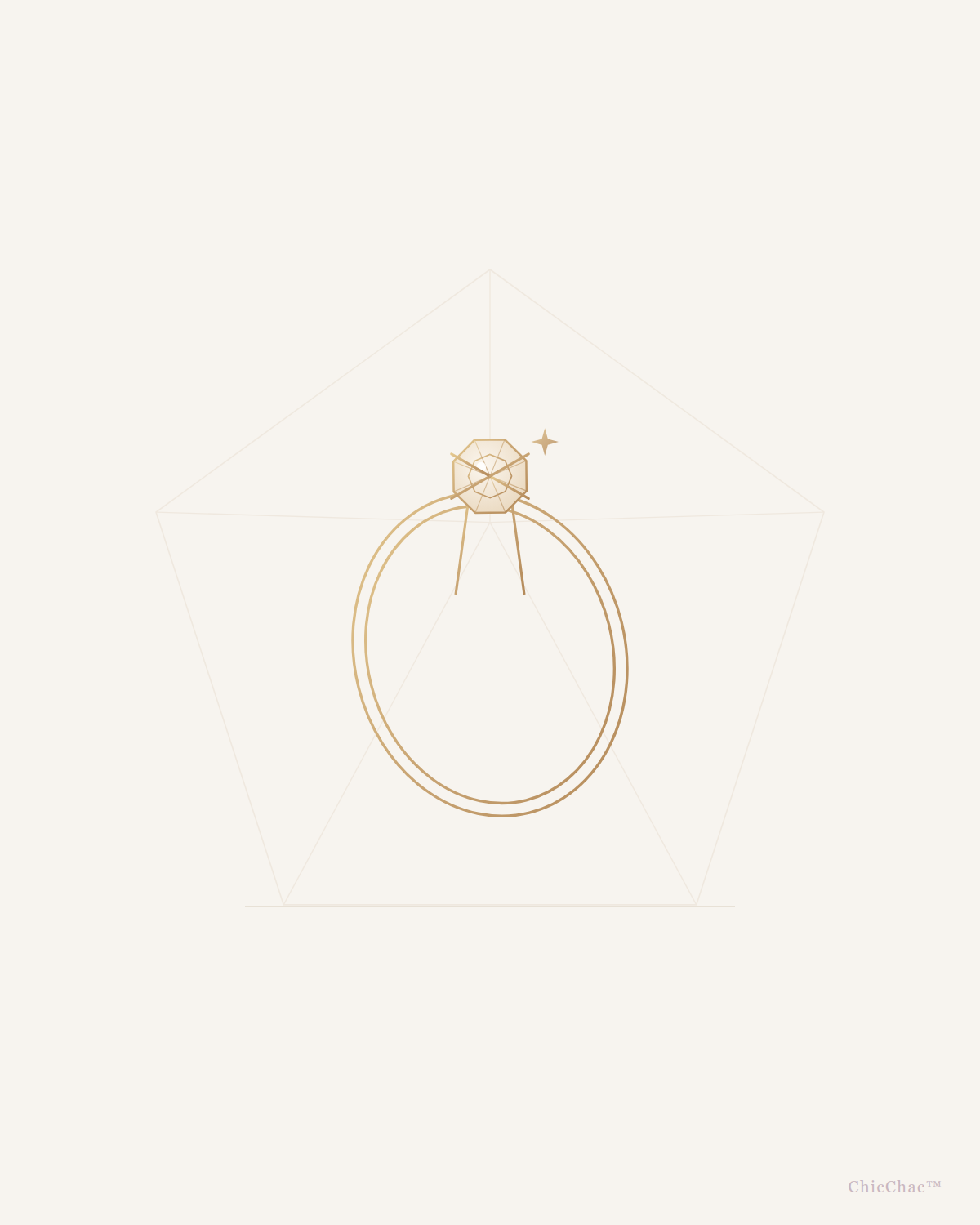 Solitaire Zircon Ring