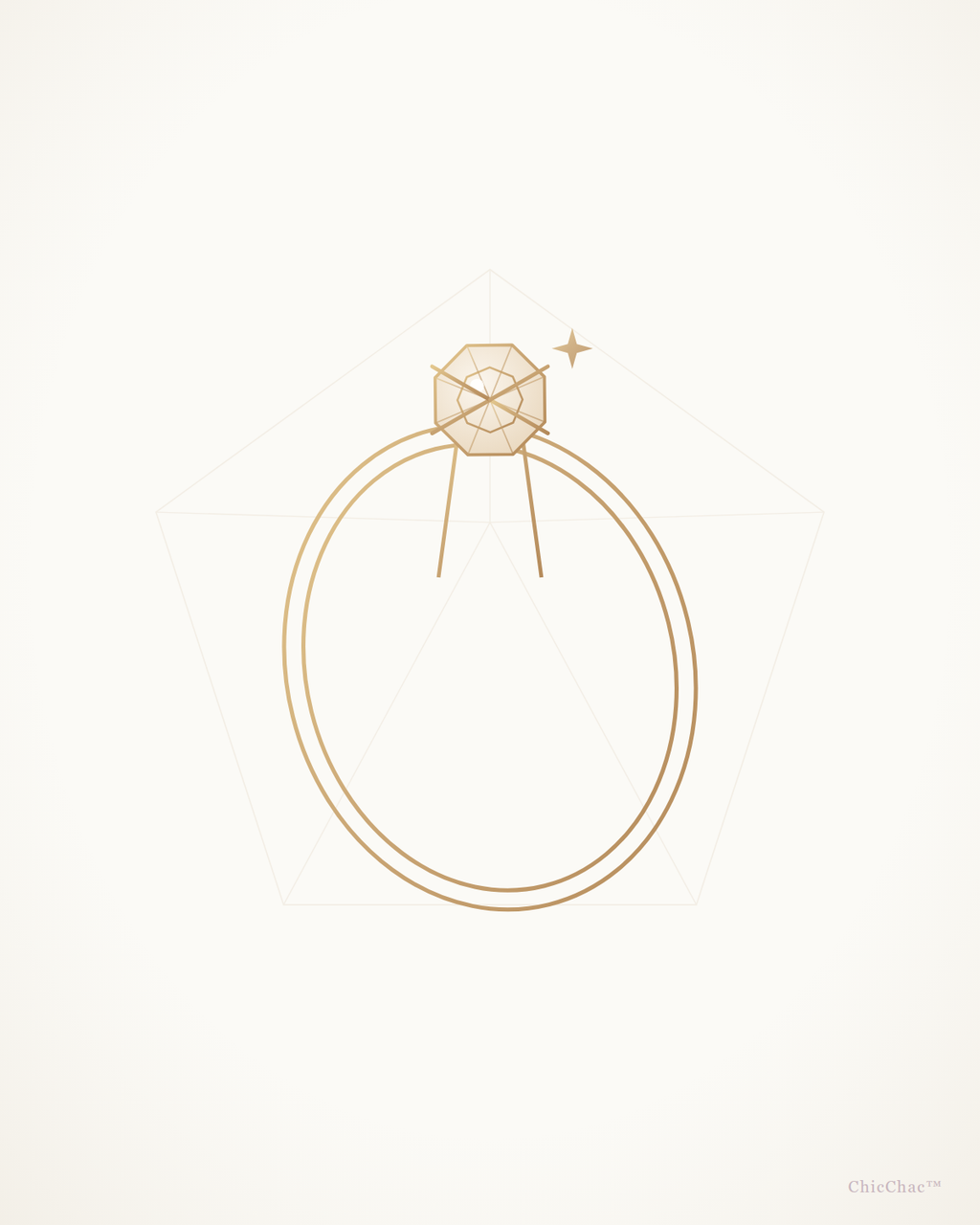 Solitaire Zircon Ring