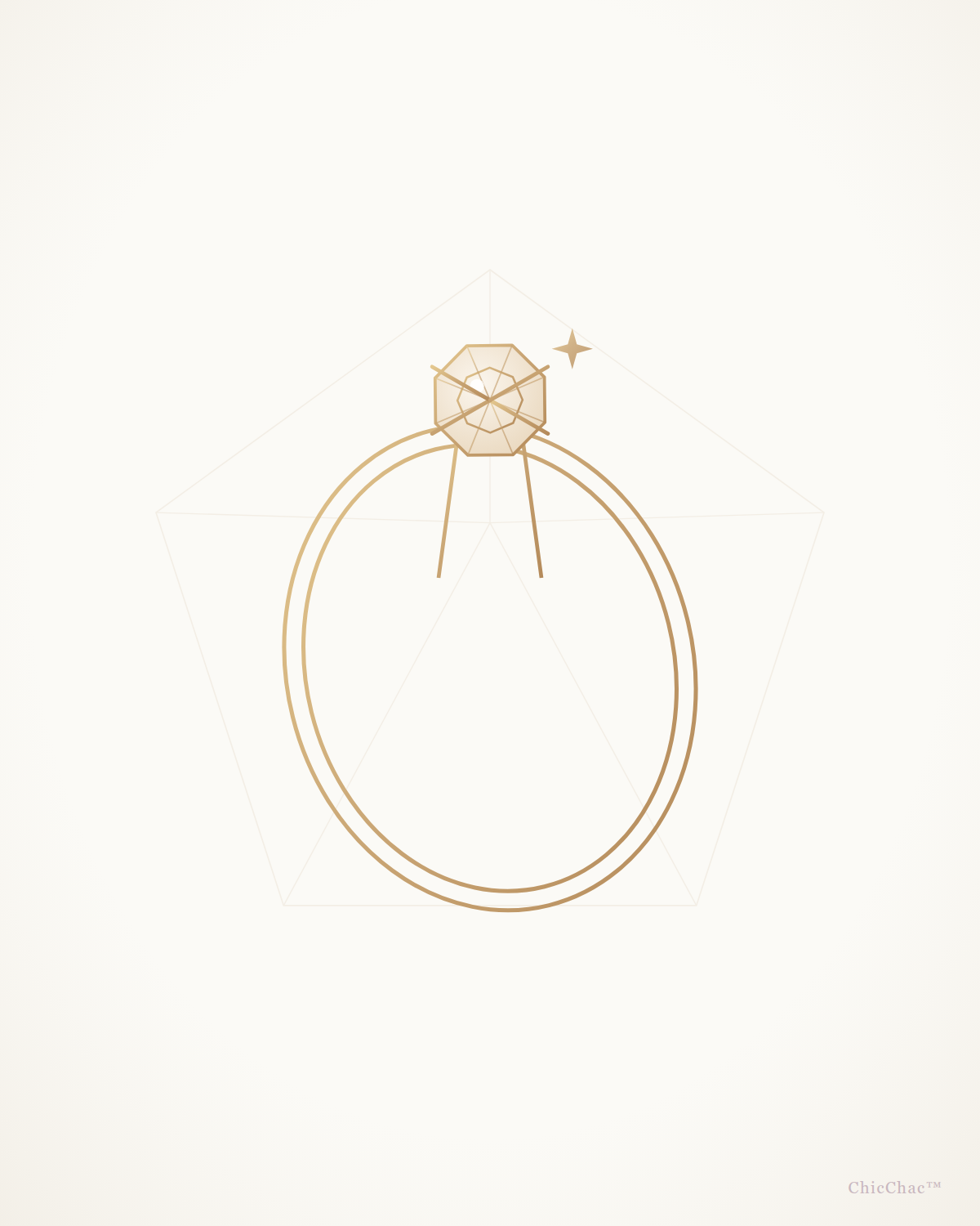 Solitaire Zircon Ring