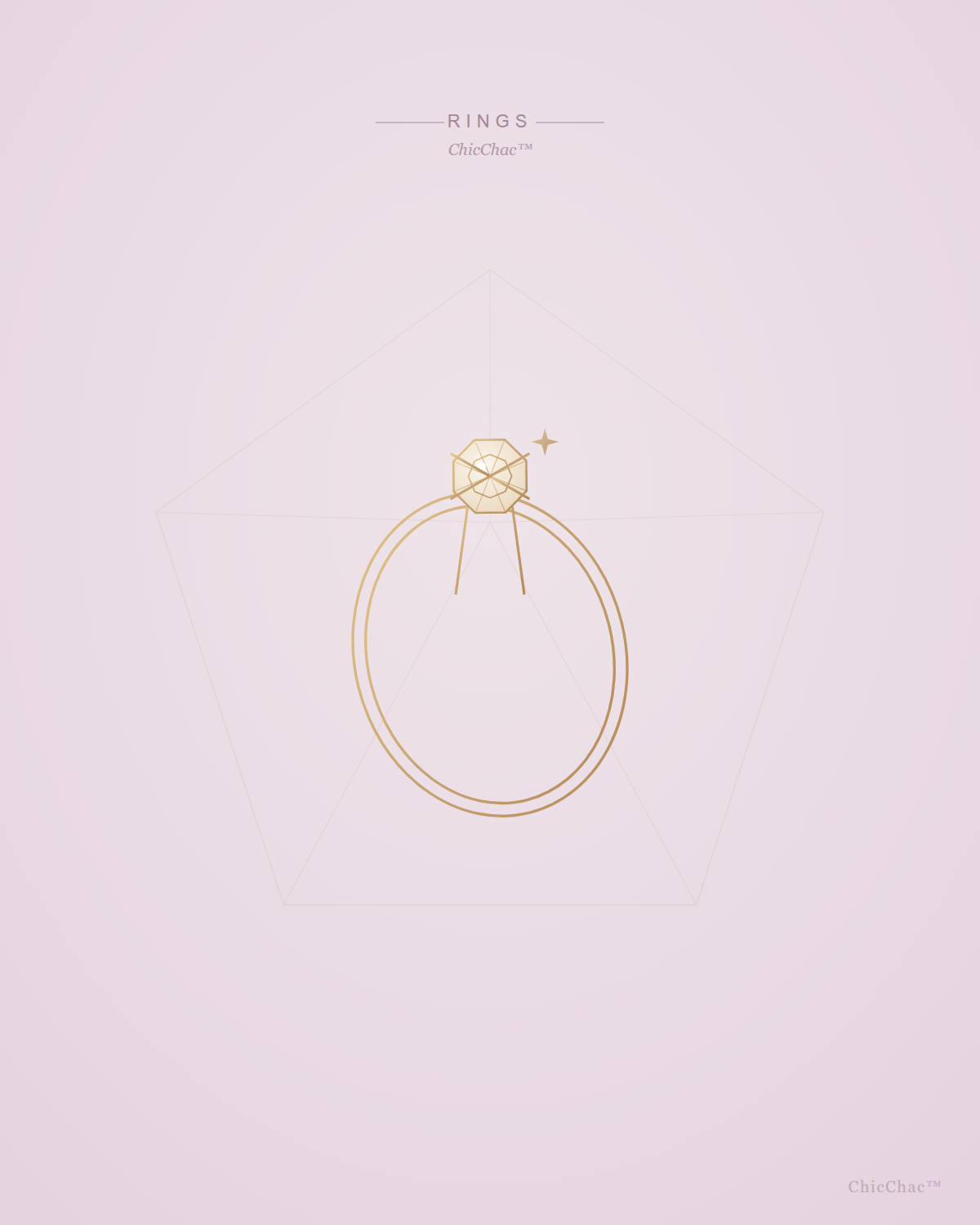 Solitaire Zircon Ring