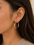 Triple layered Gold Hoops