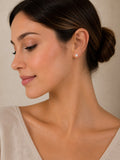 White Mini Pearl Studs